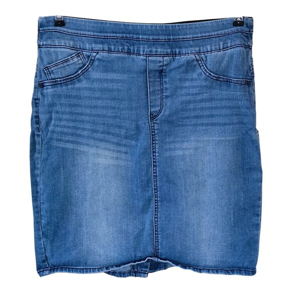 Denim Skirt By Democracy boho cottagecore peasant y2k mini skirt - Picture 1 of 5